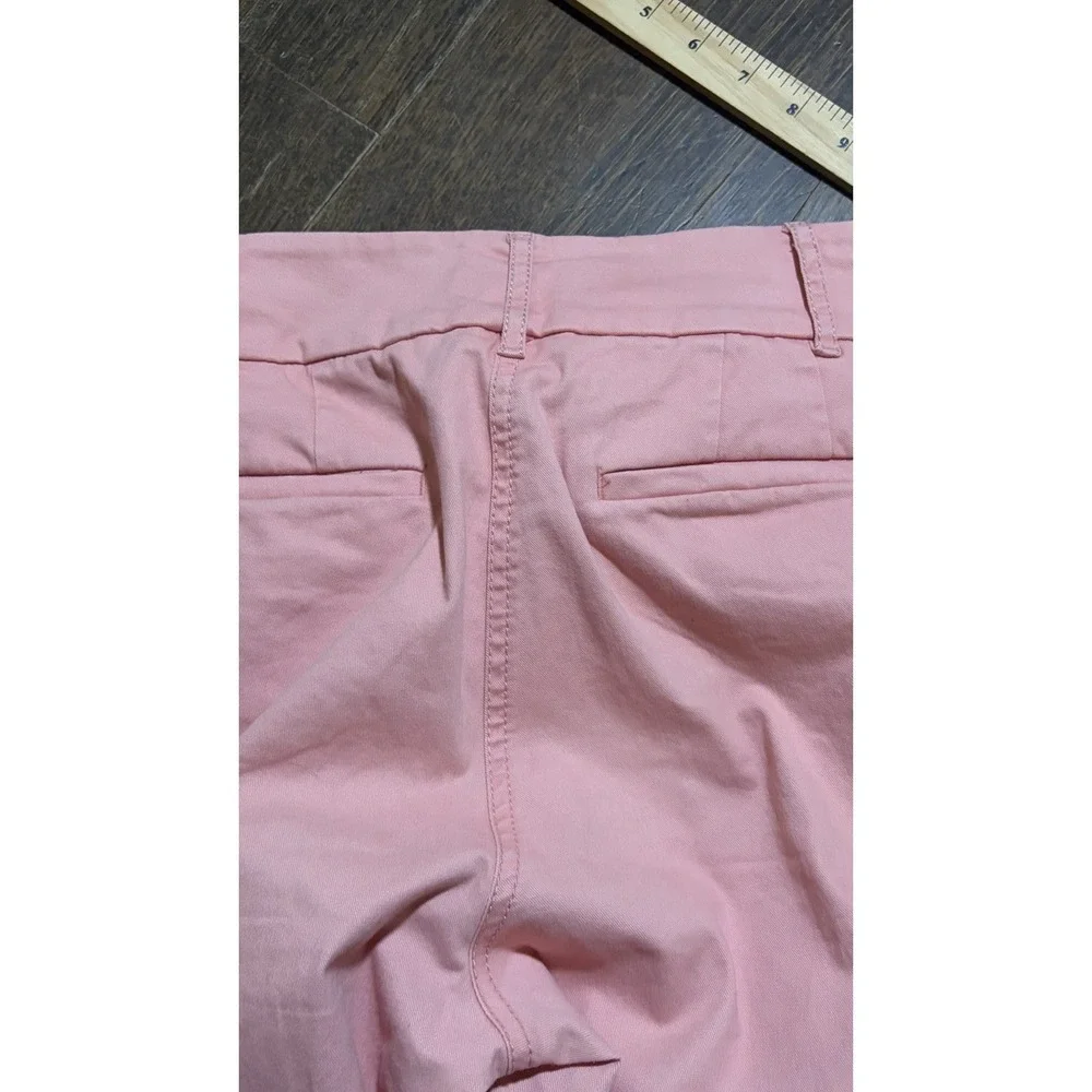 Ann Taylor LOFT Skinny Cotton/Spandex Pants Pink Size 12 Stretch